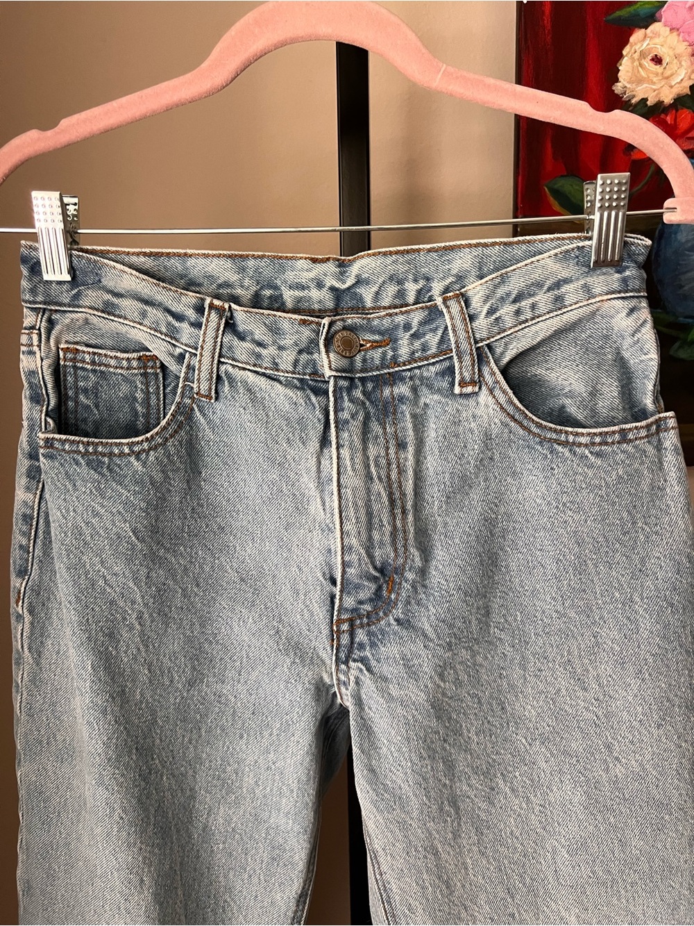 John galt light Wash High-Rise Mom Jeans - Picture 2 of 9